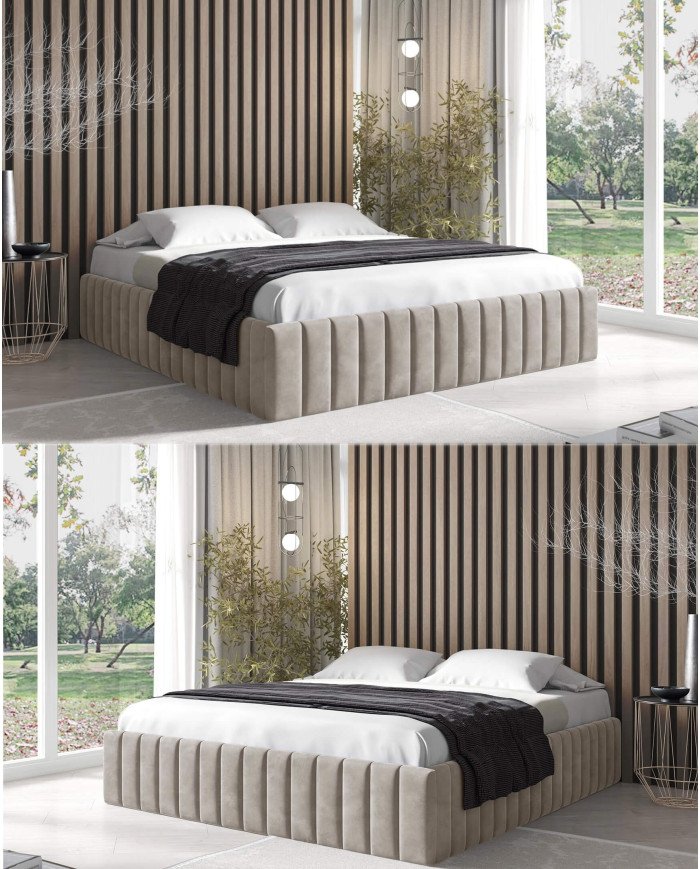 "Borneo" soft beds 120x200 cm, container, frame - Image 7