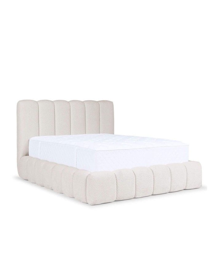 "Cande" soft beds 140x200, with lifting mechanism, frame, container - Image 3