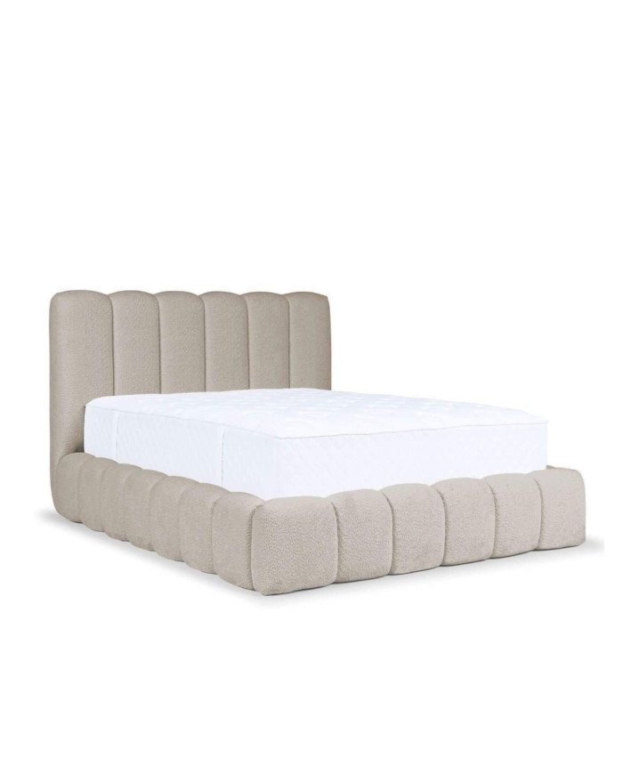 "Cande" soft beds 140x200, with lifting mechanism, frame, container - Image 4