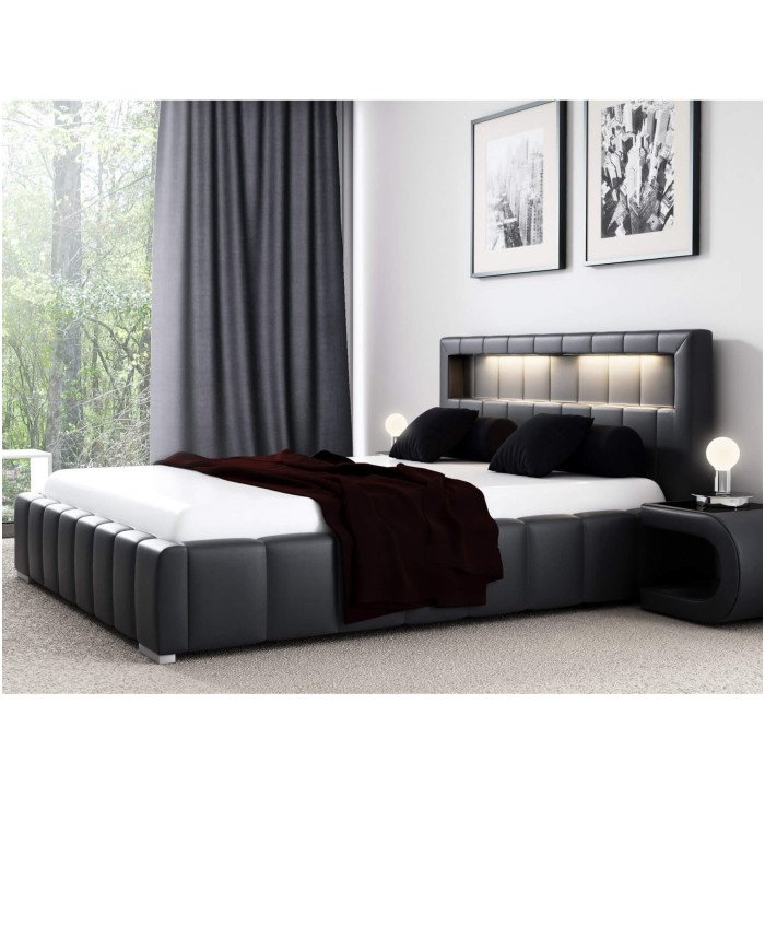 Febo soft beds 180x200, lifting lever, frame, container
