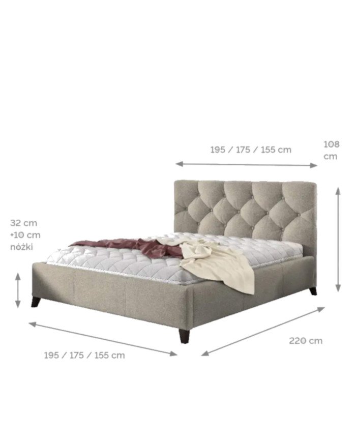 Kassandra soft beds standard 140x200 cm - Image 5