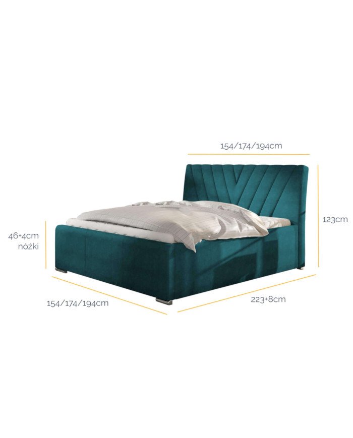 Nevada soft beds 180x200 cm, containers, frame with lifting mechanism - Image 4
