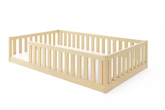 Bella Sima single children's bed 120x200 with mattress, pine - Image 3