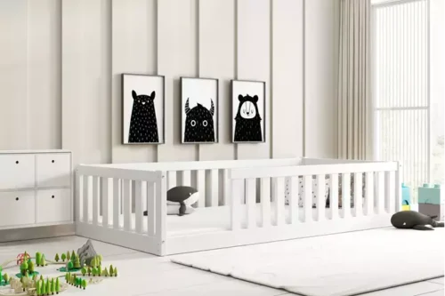 Bella Sima single children’s bed 90×190, white
