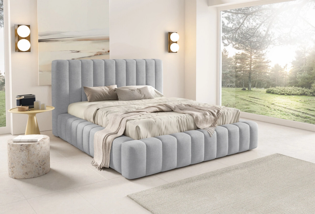 Gino soft bed with high headboard - Image 6
