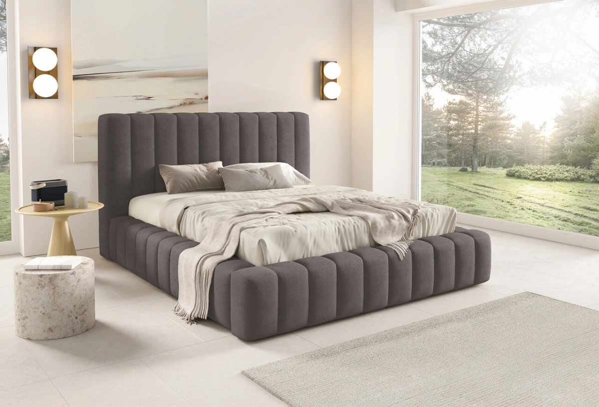 Gino soft bed with high headboard - Image 7
