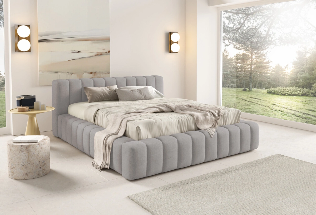 Gino soft bed with low headboard - Image 6