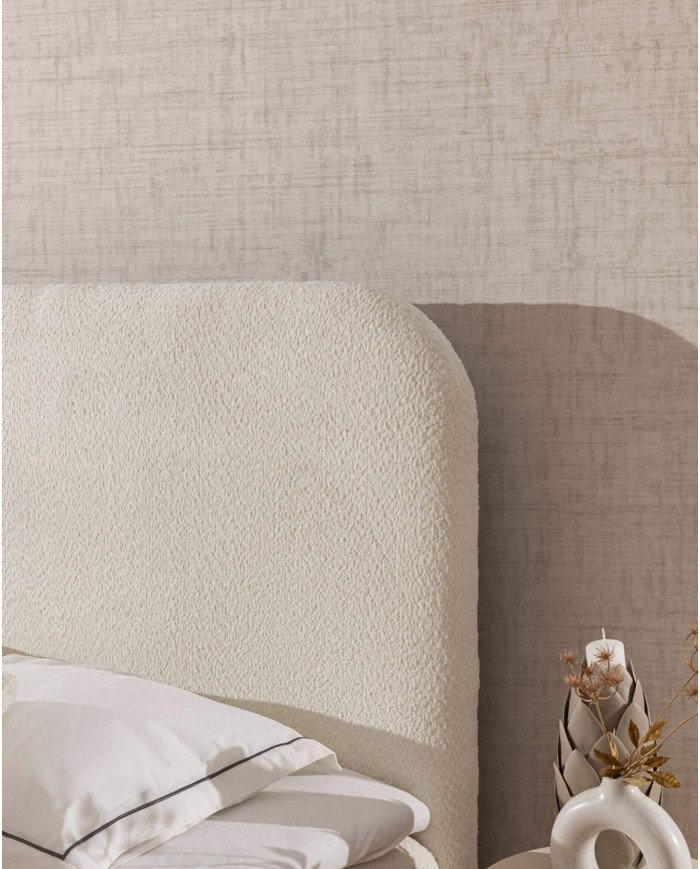 Alba continental bed 140x200, upholstered, mattresses, mattress with cover, container - Image 5