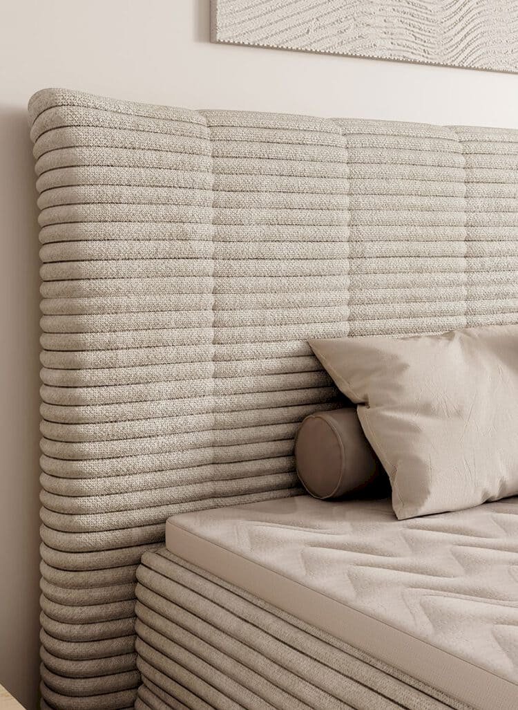 Continental bed "Amber" 180x200 Gr1 - Image 4