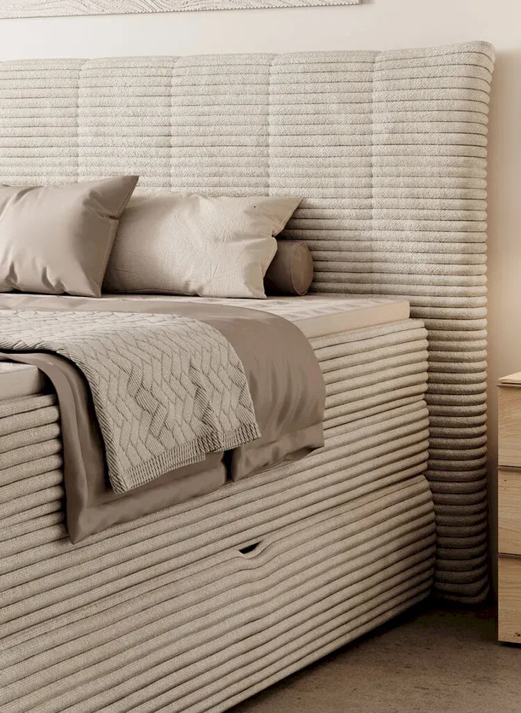 Continental bed "Amber" 180x200 Gr1 - Image 3