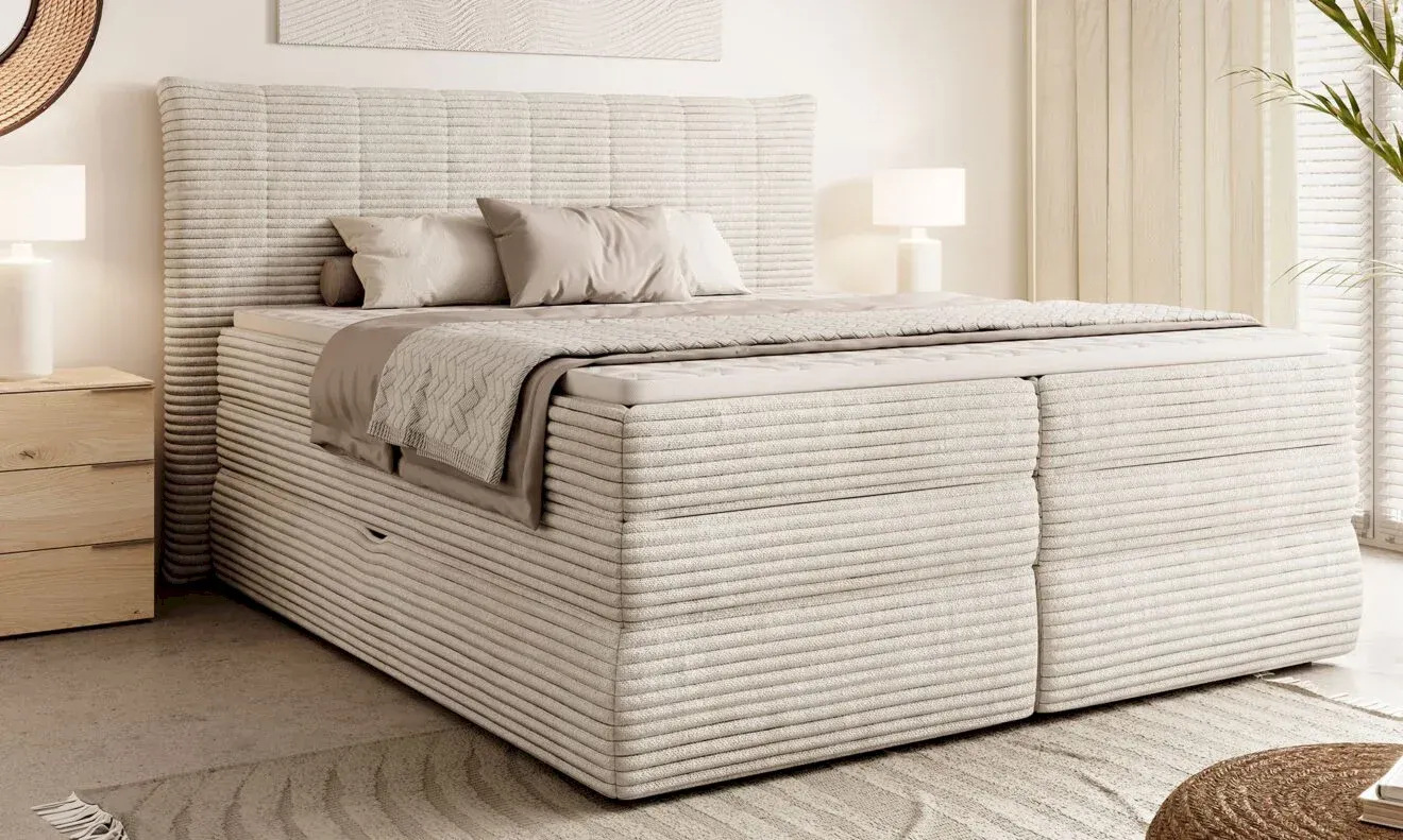 Continental bed "Amber" 180x200 Gr1 - Image 2
