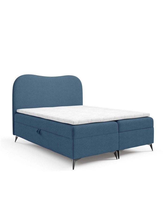 Ambra continental bed 180x200, upholstered, mattresses, mattress with cover, container - Image 5