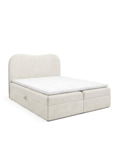 Ambra Lux continental bed 140×200, upholstered, mattresses, mattress with cover, container