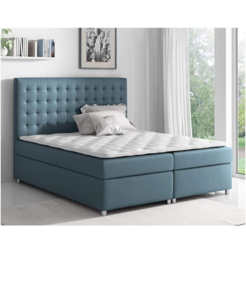 Asti continental bed 180×200, upholstered, mattress, mattress cover, container