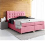 Avanti continental bed 140x200, upholstered, mattress, mattress cover, container