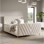 Beno Plus continental bed 140x200, upholstered, mattresses, mattress with cover, container