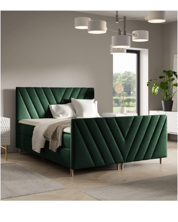 Beno Plus continental bed 180x200, upholstered, mattresses, mattress topper, container - Image 3