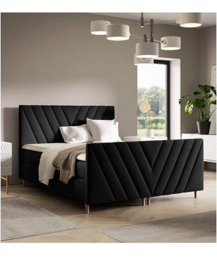 Beno Plus continental bed 180x200, upholstered, mattresses, mattress topper, container - Image 4