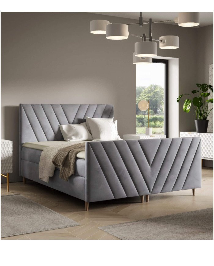 Beno Plus continental bed 180x200, upholstered, mattresses, mattress topper, container - Image 6