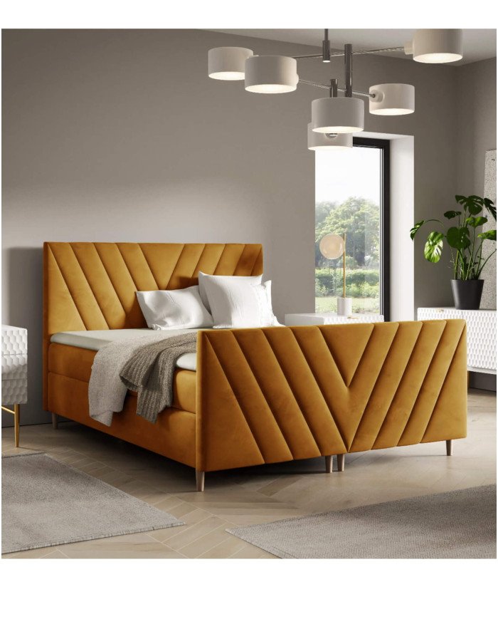 Beno Plus continental bed 200x200, upholstered, mattresses, mattress topper, container - Image 7