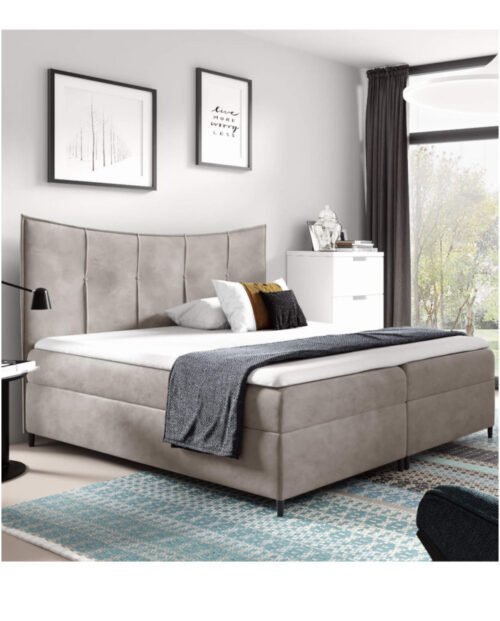Bergamo continental bed 120×200, upholstered, mattresses, mattress with cover, container