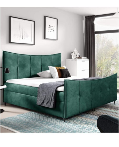 Continental bed Bergamo Lux 120×200, upholstered, mattresses, mattress topper, container