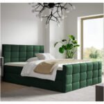 Berlin continental bed 160x200, upholstered, mattresses, mattress with cover, container