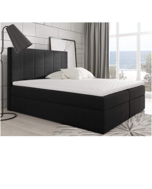 Bono continental bed 140×200, upholstered, mattress, mattress cover, container