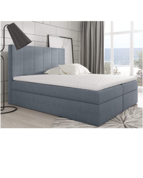 Bono continental bed 180×200, upholstered, mattress, mattress cover, container