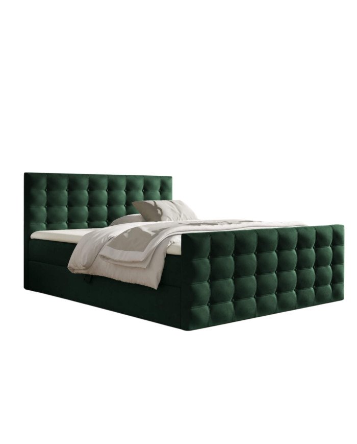 Calvani continental bed 200x200, upholstered, mattresses, mattress with cover, container - Image 4