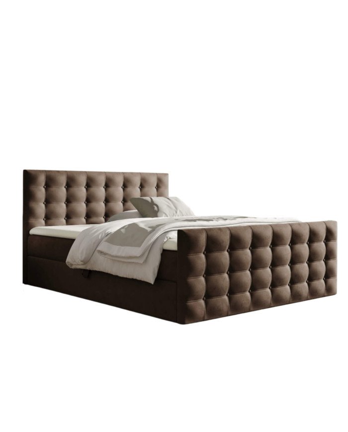 Calvani continental bed 200x200, upholstered, mattresses, mattress with cover, container