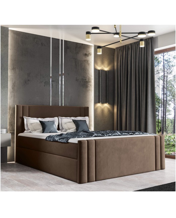 Carmen continental bed 140x200, upholstered, mattresses, mattress topper, container - Image 7