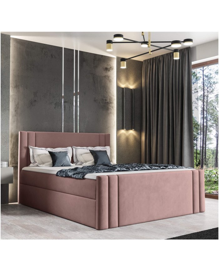 Carmen continental bed 160x200, upholstered, mattresses, mattress topper, container - Image 6