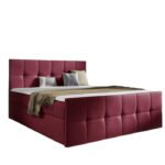 Charlotte continental bed 160x200, upholstered, mattresses, mattress with cover, container