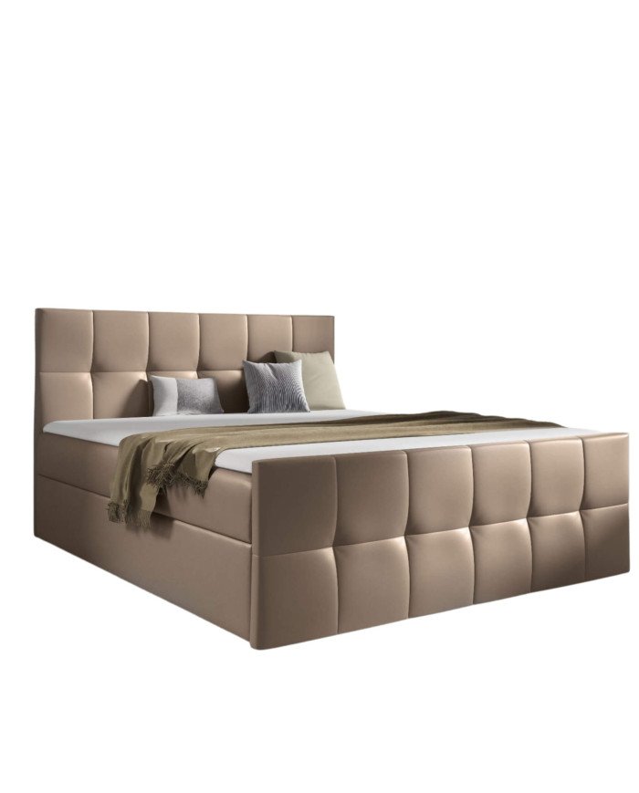 Charlotte continental bed 180x200, upholstered, mattresses, mattress topper, container - Image 7