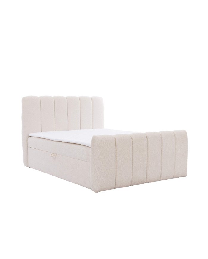 Chloe continental bed 180x200, upholstered, mattress, mattress cover, container