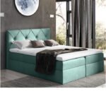 Crystal continental bed 200x200, upholstered, mattress, mattress cover, container