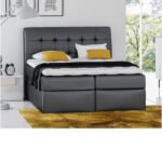Diego continental bed 120x200, upholstered, mattress, mattress cover, container