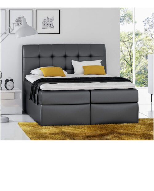 Diego continental bed 120×200, upholstered, mattress, mattress cover, container