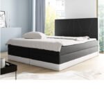 Enzo continental bed 140x200, upholstered, mattress, mattress cover, container