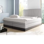 Enzo continental bed 160x200, upholstered, mattress, mattress cover, container