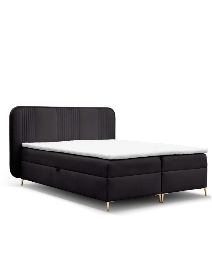Fandy continental bed 140x200, upholstered, mattresses, mattress topper, container - Image 5