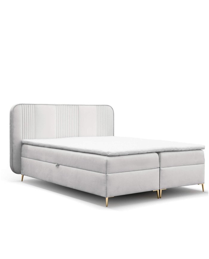 Fandy continental bed 140x200, upholstered, mattresses, mattress topper, container - Image 6