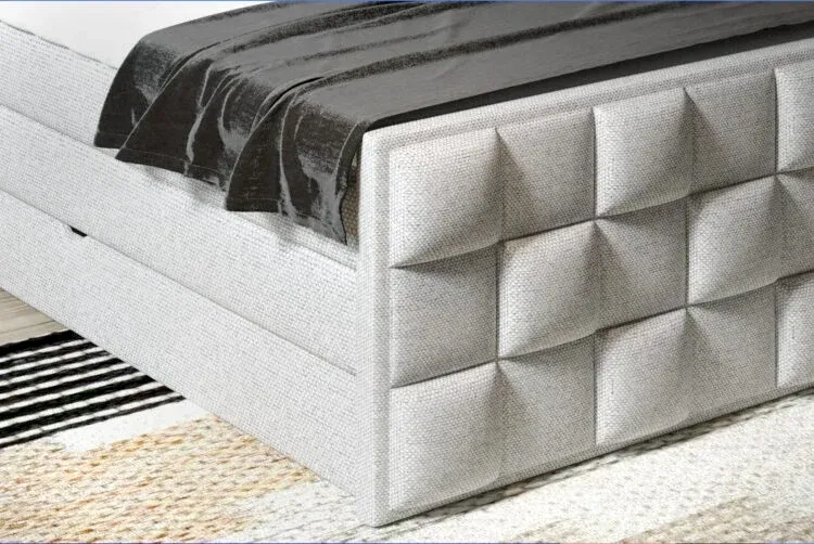 Continental bed with cover 160x200 Gr1 - Image 4