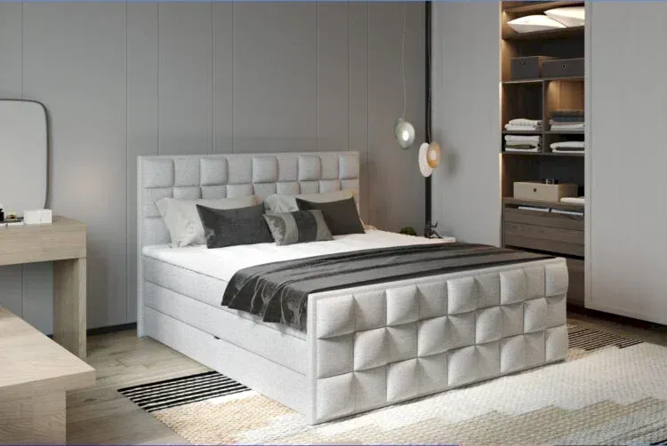 Continental bed with cover 180x200 Gr1 - Image 3