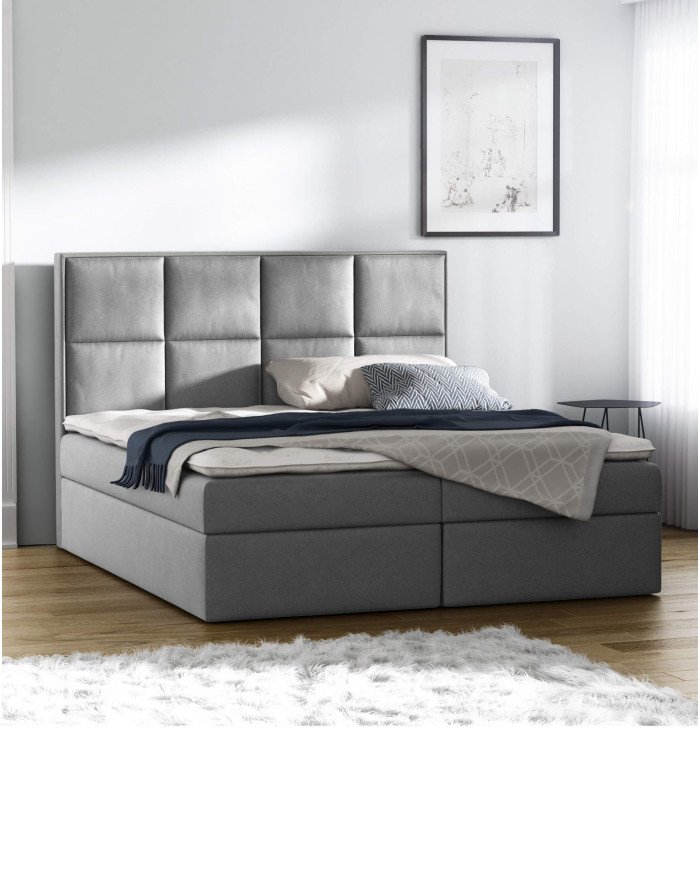 Galaxy continental bed 140x200, upholstered, mattress, mattress cover, container