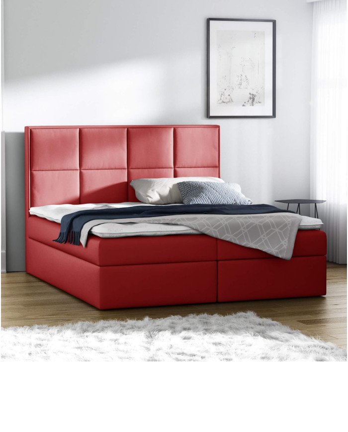 Galaxy continental bed 160x200, upholstered, mattress, mattress cover, container - Image 5