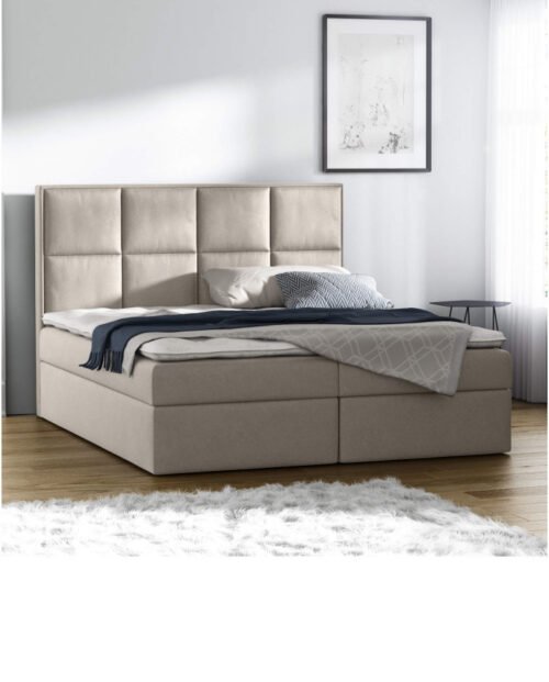 Galaxy continental bed 160×200, upholstered, mattress, mattress cover, container
