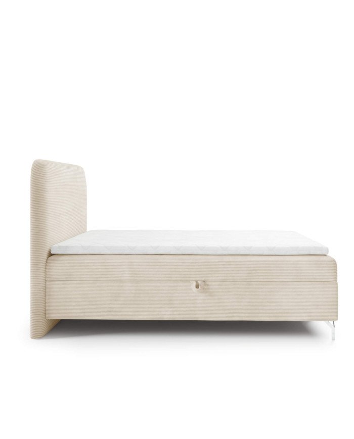 Gomez continental bed 120x200, upholstered, mattresses, mattress with cover, container - Image 6