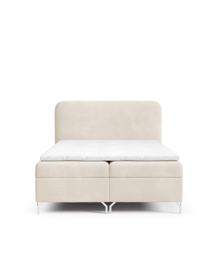 Gomez continental bed 140x200, upholstered, mattresses, mattress with cover, container - Image 7